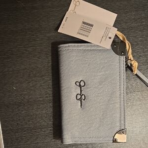 Jessica Simpson Light Blue Men's Card & Key Holder Wallet